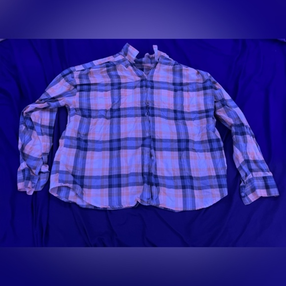 Vintage Cotton Flannel Button Up Shirt by Dockers - Size L